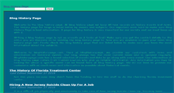 Desktop Screenshot of bloghistorypage.com
